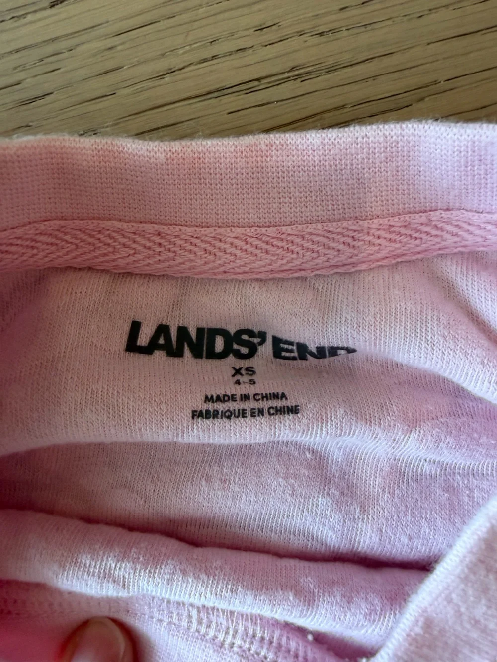 Lands' End pink Terry Cloth Set